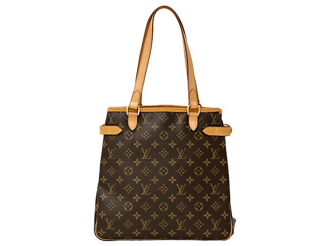 Tote verticale Louis Vuitton Batignolles Marrone Monogramma - vista 2