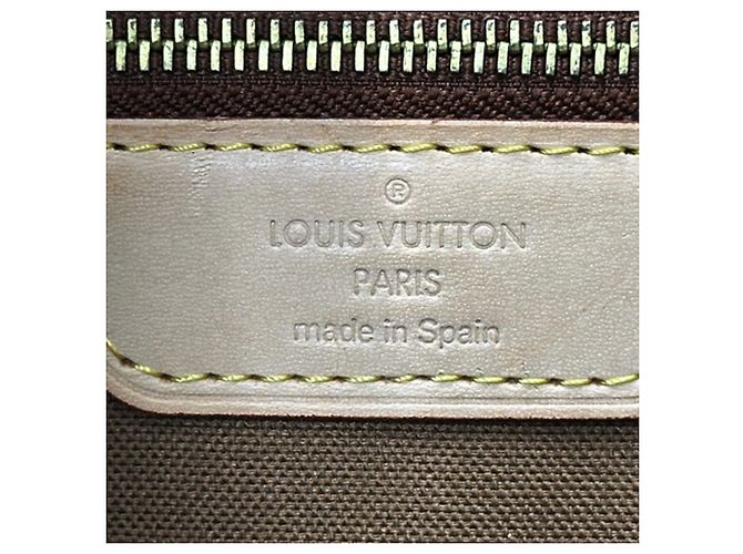 Tote verticale Louis Vuitton Batignolles Marrone Monogramma - vista 6