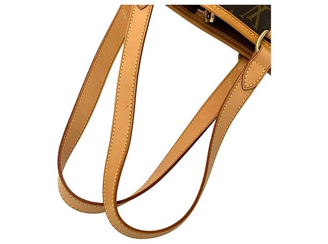 Tote verticale Louis Vuitton Batignolles Marrone Monogramma - vista 9