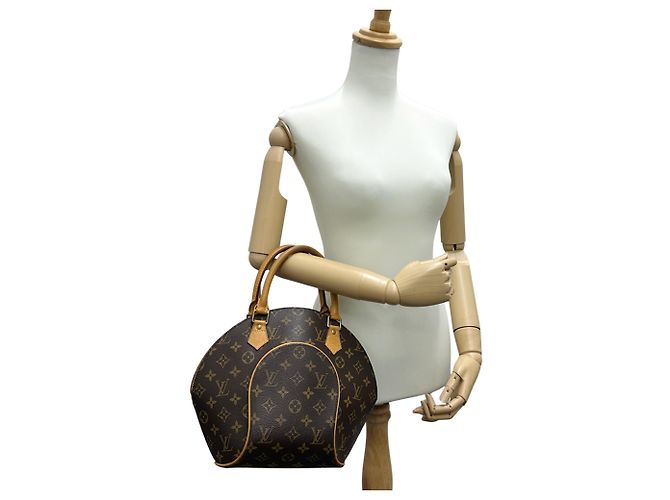 Borsa Louis Vuitton Ellipse PM Marrone Monogramma - vista 7