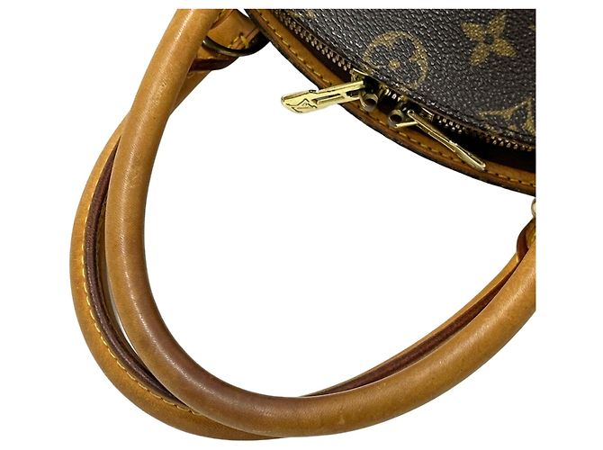 Borsa Louis Vuitton Ellipse PM Marrone Monogramma - vista 8