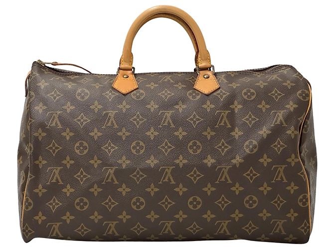 Speedy Borsa a mano Louis Vuitton Monogram Marrone Monogramma - vista 2