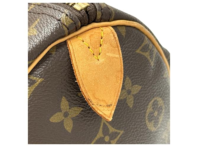 Keepall Borsa Boston Monogram Louis Vuitton Marrone Monogramma - vista 10