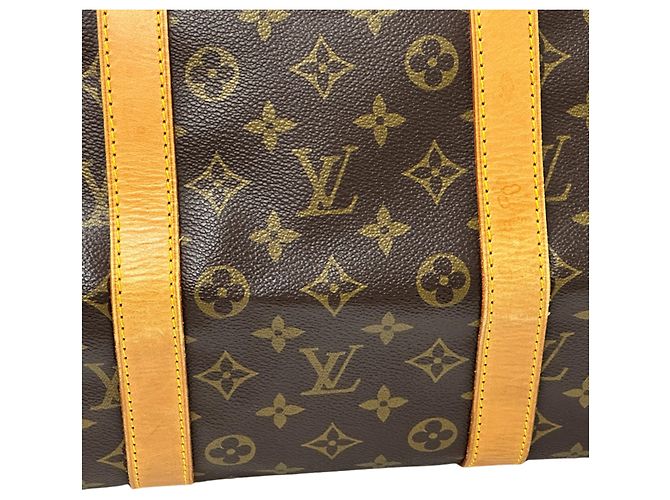 Keepall Borsa Boston Monogram Louis Vuitton Marrone Monogramma - vista 12