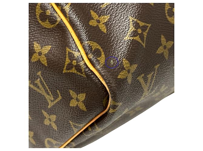 Keepall Borsa Boston Monogram Louis Vuitton Marrone Monogramma - vista 13
