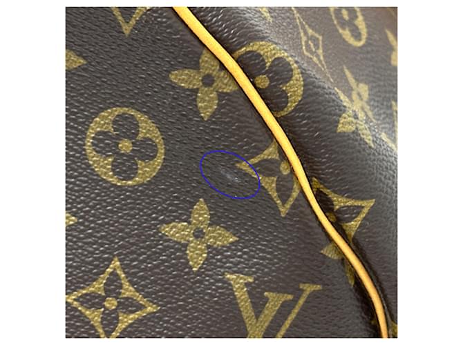 Keepall Borsa Boston Monogram Louis Vuitton Marrone Monogramma - vista 14