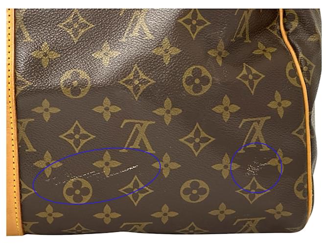 Keepall Borsa Boston Monogram Louis Vuitton Marrone Monogramma - vista 15