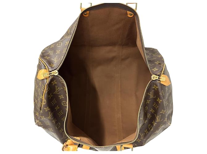 Keepall Borsa Boston Monogram Louis Vuitton Marrone Monogramma - vista 5