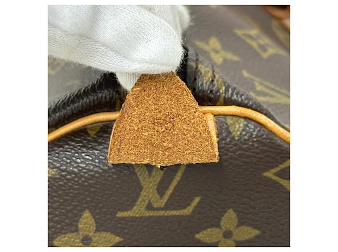 Keepall Borsa Boston Monogram Louis Vuitton Marrone Monogramma - vista 9