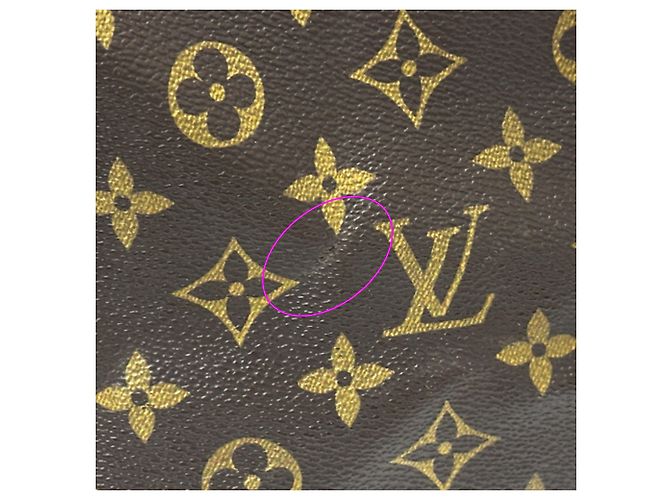 Borsa Boston Monogram Louis Vuitton Marrone Monogramma - vista 13