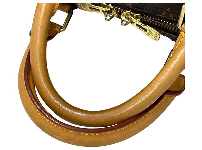 Borsa Boston Monogram Louis Vuitton Marrone Monogramma - vista 8
