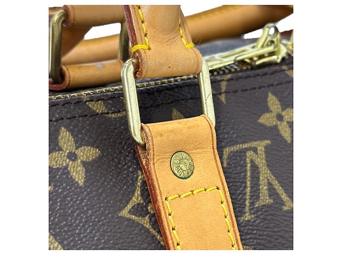 Borsa Boston Monogram Louis Vuitton Marrone Monogramma - vista 9