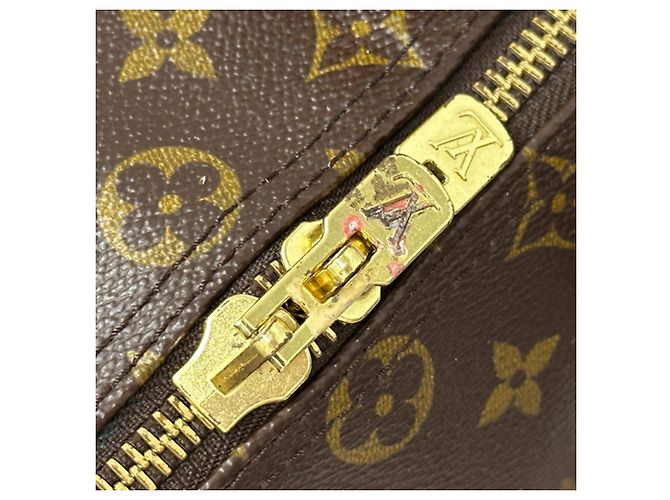 Keepall Borsa Boston Louis Vuitton Marrone Monogramma - vista 16