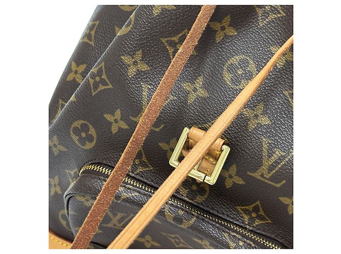 Zaino Louis Vuitton Monogram Montsouris MM Marrone Monogramma - vista 10