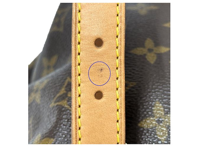 Zaino Louis Vuitton Monogram Montsouris MM Marrone Monogramma - vista 11