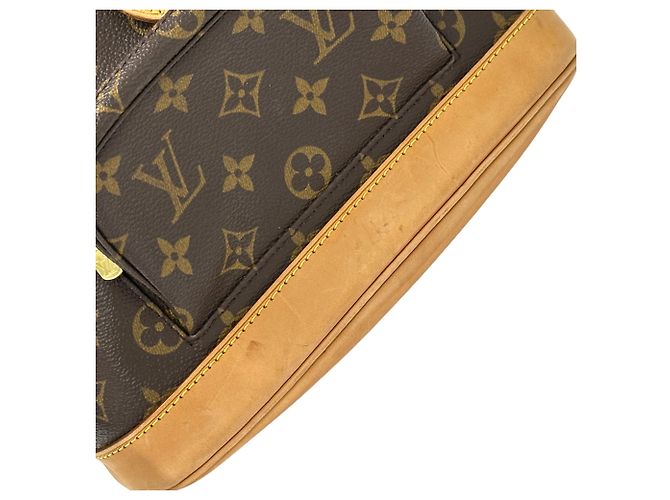 Zaino Louis Vuitton Monogram Montsouris MM Marrone Monogramma - vista 8