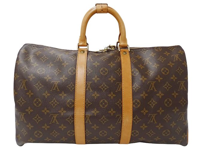 Borsa Boston Monogram Louis Vuitton Marrone Monogramma - vista 2