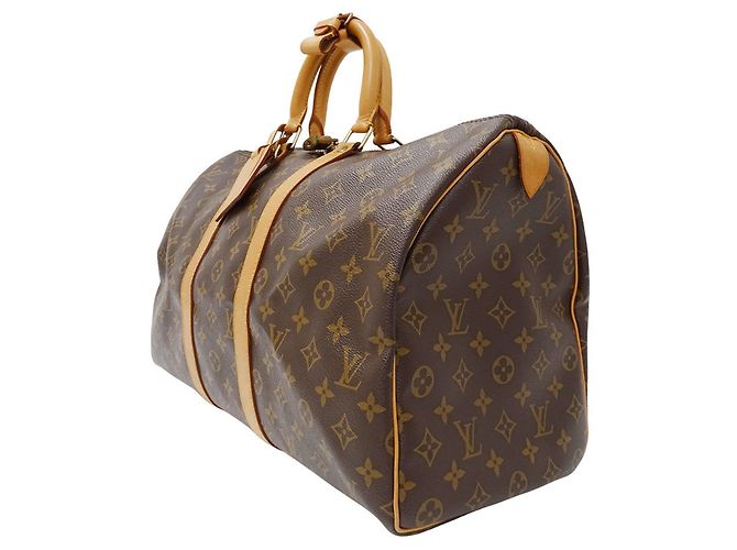 Borsa Boston Monogram Louis Vuitton Marrone Monogramma - vista 4