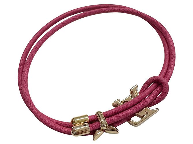 Bracciale charm Louis Vuitton Oro e Rosa D'oro - vista 2