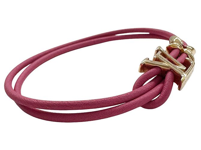 Bracciale charm Louis Vuitton Oro e Rosa D'oro - vista 3