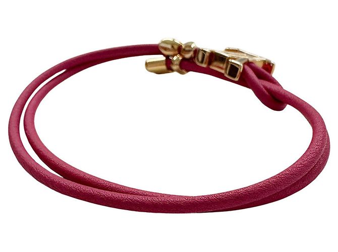Bracciale charm Louis Vuitton Oro e Rosa D'oro - vista 4