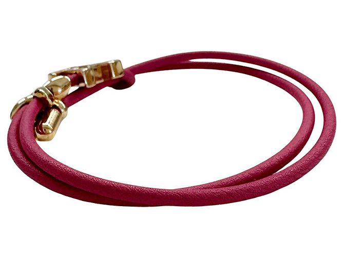 Bracciale charm Louis Vuitton Oro e Rosa D'oro - vista 5