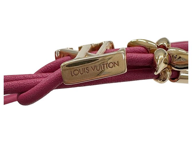 Bracciale charm Louis Vuitton Oro e Rosa D'oro - vista 7