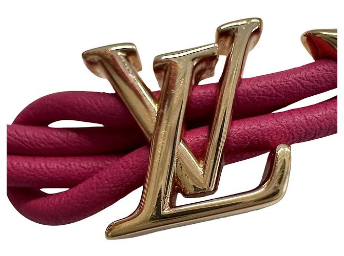 Bracciale charm Louis Vuitton Oro e Rosa D'oro - vista 8