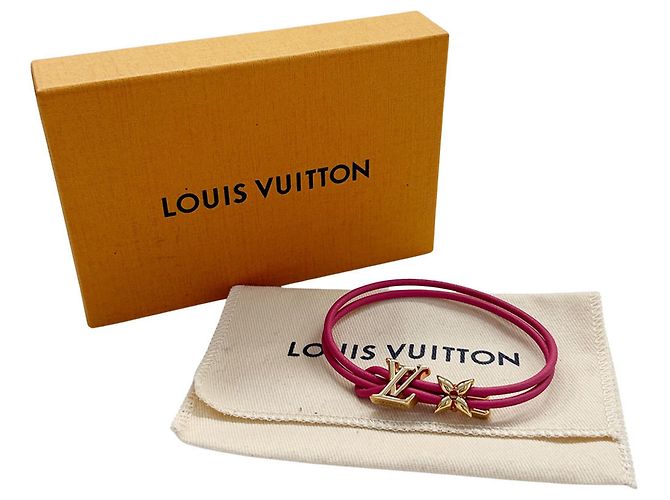 Bracciale charm Louis Vuitton Oro e Rosa D'oro - vista 9