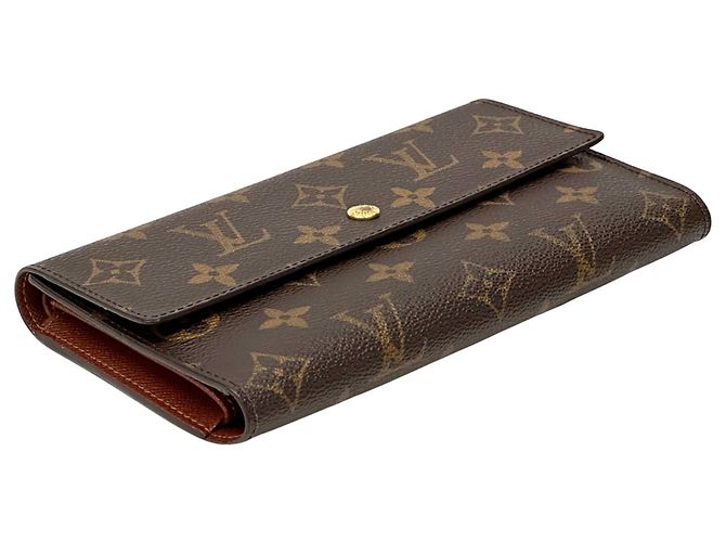 Louis Vuitton Monogram Long Wallet Braun Monogramm - Ansicht 3