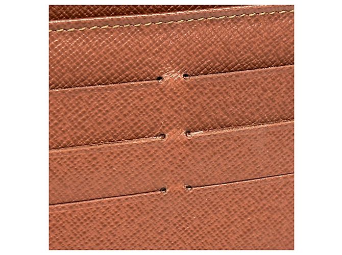 Louis Vuitton Monogram Long Wallet Braun Monogramm - Ansicht 7