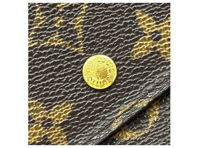 Louis Vuitton Monogram Long Wallet Braun Monogramm - Ansicht 9
