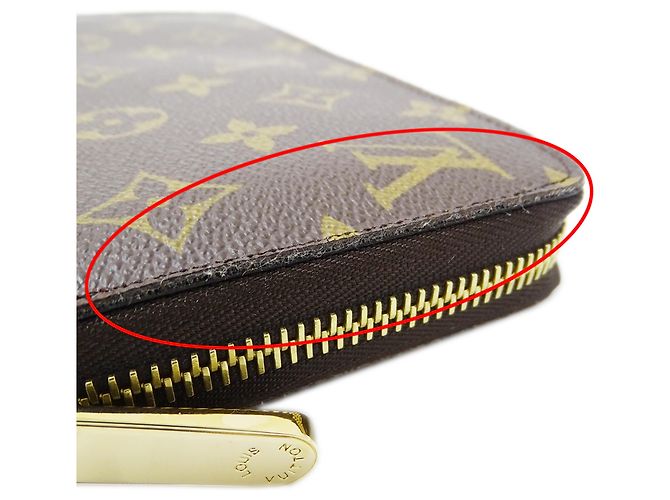 Louis Vuitton Monogram V Damengeldbörse Braun Pink Rot Monogramm - Ansicht 9