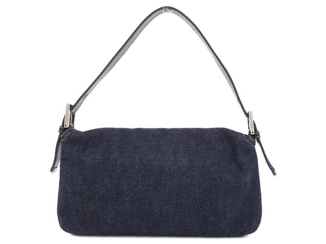 Borsa a tracolla Fendi Baguette 26424 Blu navy - vista 2