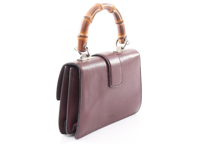 Borsa Gucci Dionysus Bamboo Rhinestone Bordò - vista 2