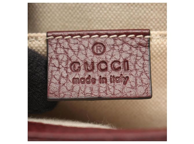 Borsa Gucci Dionysus Bamboo Rhinestone Bordò - vista 4