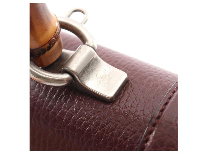 Borsa Gucci Dionysus Bamboo Rhinestone Bordò - vista 8