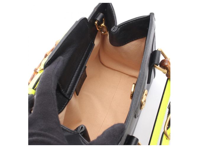 Borsa 2-Way Gucci Diana Mini GG Marmont Nero - vista 3