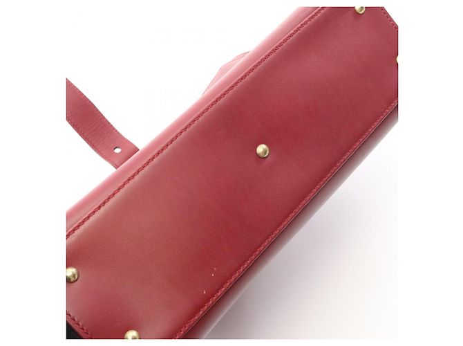 Borsa in pelle bordeaux Gucci Bordò - vista 7