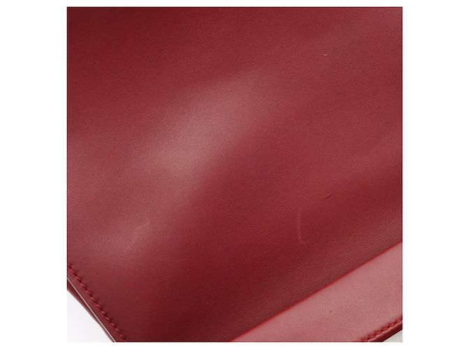 Borsa in pelle bordeaux Gucci Bordò - vista 8