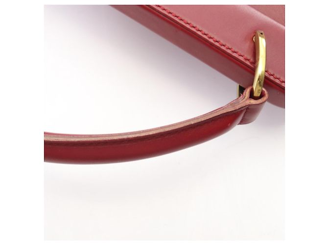 Borsa in pelle bordeaux Gucci Bordò - vista 9