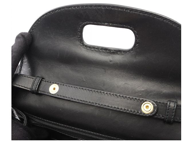 Bolso de mano 2-Way Gucci Bamboo Negro - vista 10