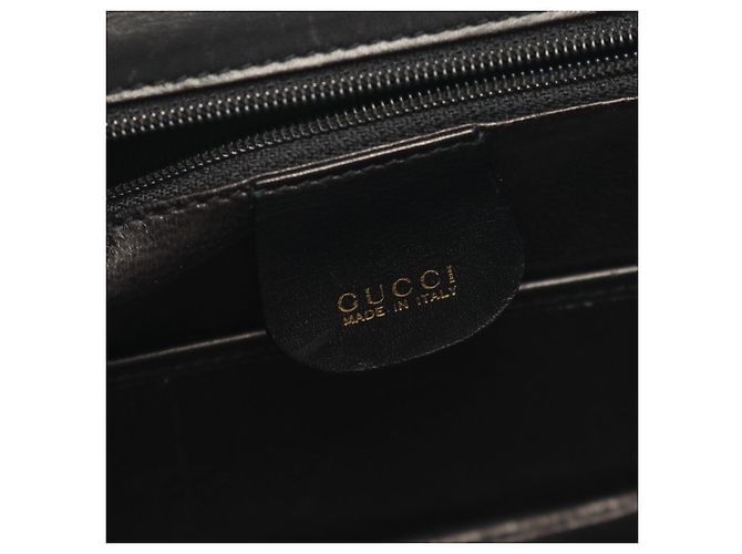 Bolso de mano 2-Way Gucci Bamboo Negro - vista 4