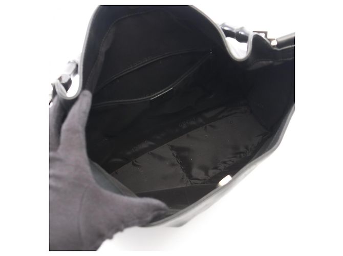 Borsa a mano Gucci Bamboo 2 in 1 Nero - vista 3