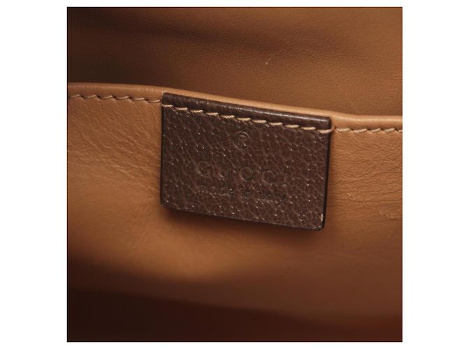 Bolsa 2-Way Gucci Diana Jumbo GG Marrom Bege - vista 4