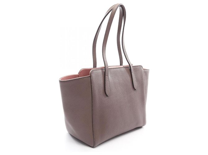 Gucci Swing Tote Bag beige Leder - Ansicht 2