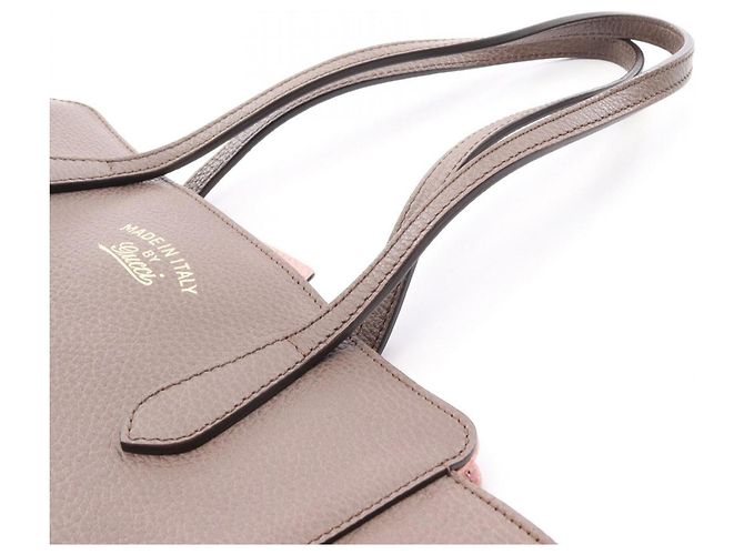 Gucci Swing Tote Bag beige Leder - Ansicht 7