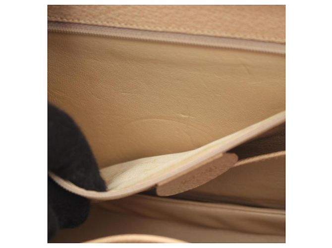 Borsa a 2 vie Gucci Old Bamboo Beige - vista 6