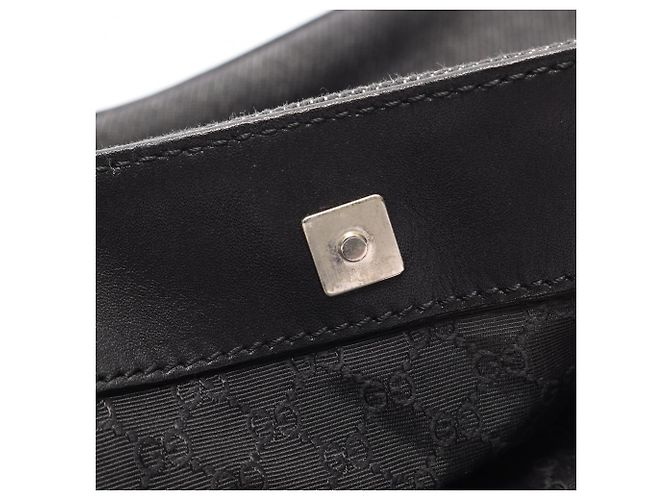 Borsa Gucci Sherry Line Nero Rosso Verde - vista 7