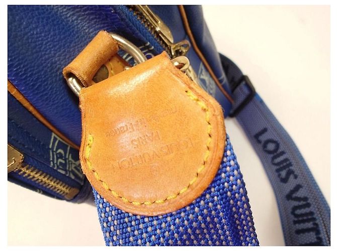 Speedy Borsa a Tracolla Louis Vuitton Cup 1992 Sac Cowes Blu - vista 13